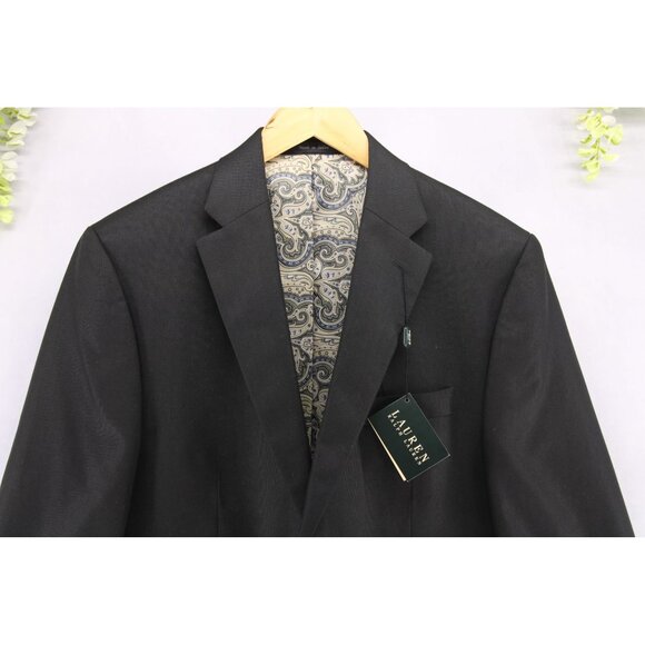 Lauren Ralph Lauren Men's Modern Performance Sports Coat Black Sz 42R - worn 1x - Picture 3 of 12